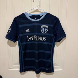 Sporting Kansas City Kids/Youth Jersey Dark Blue - size 11-12 Y